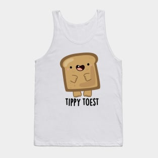 Tippy Toest Cute Tippy Toe Toast Pun Tank Top